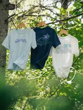 夏用子供Tシャツとショートパンツ【男女兼用・超軽量・吸湿・アウトドア向け】（セットアップ対応）