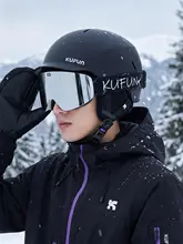 kufun 滑雪用ヘルメット&ゴーグル【男女兼用・大人と子供向け・安全装備】