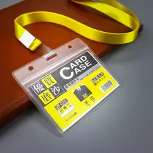 防水仕様のマット加工IDカードホルダー【中サイズ・展示会用・複数サイズ選択可能】