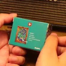 アイリスの手動式ヴィンテージ音楽ボックス【ヨーロッパ博物館デザイン・アートギフト】