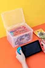 Switch ゲームカード 収納ケース クリア 卓上 四角 小物入れ 整理整頓 家庭用