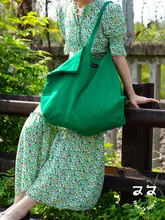 大容量のカラフルなキャンバストートバッグ【肩掛け対応・シンプルデザイン・ファッション】