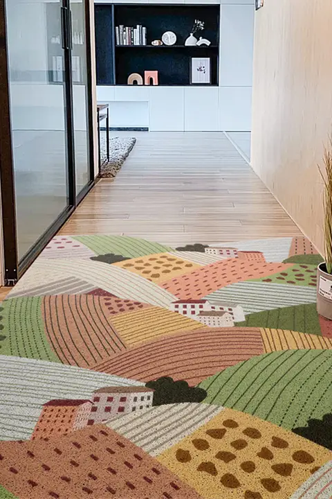 カット可能な玄関用マット【耐汚れ・防水・滑り止め付き】