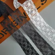 柔らかい精緻なレース薄型DIYドールスカート用フリルトリム【幅広】