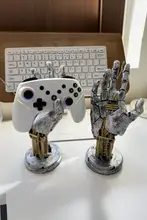 置物 メカニカルアーム サイバーパンク 阿修羅 ゲームコントローラースタンド リングスタンド 撮影用小物 インテリア オブジェ