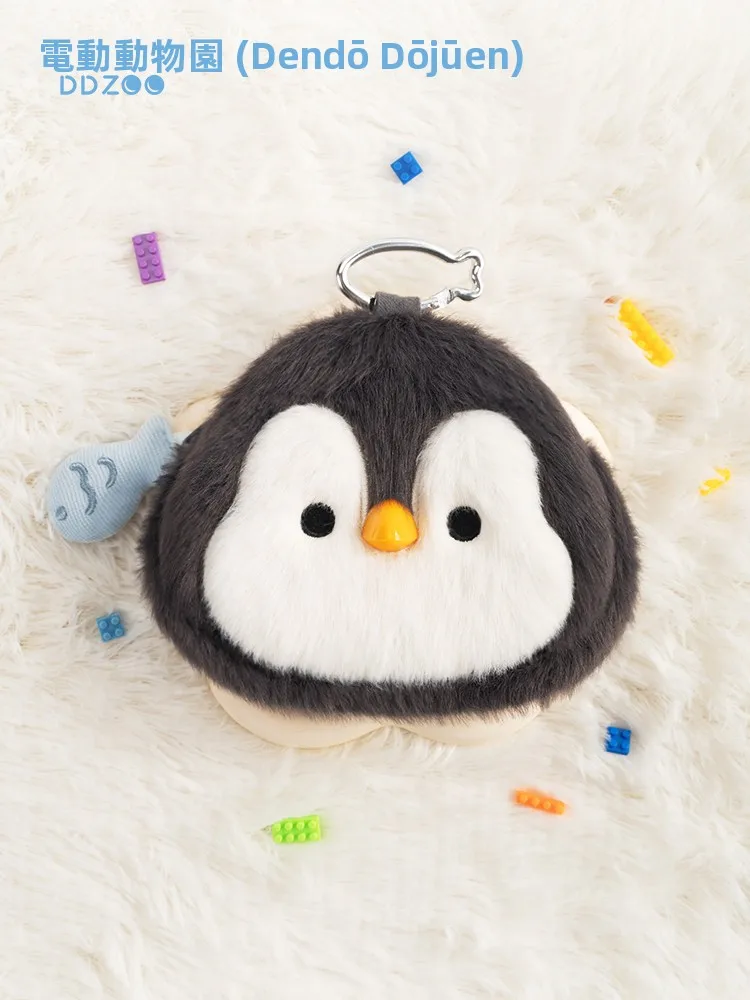 かわいいデザインのミニプラッシュペンギン：コインケース・キーホルダー付きの実用性と使用シーン
