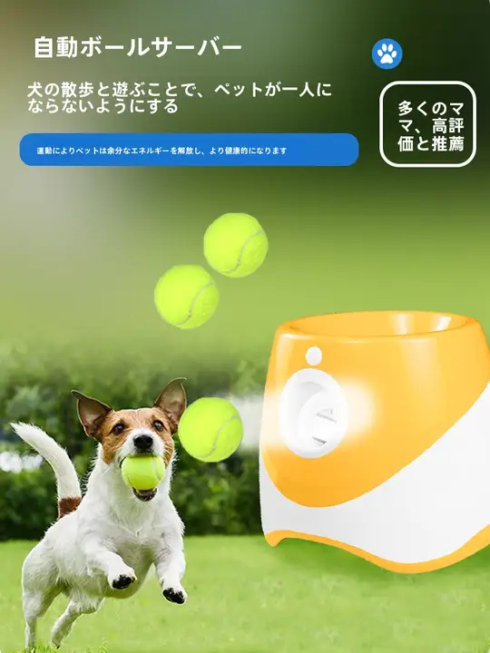 自動投球機 ペット 犬 娯楽 ボール玩具