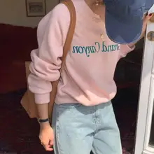 秋冬用ピンクショートトップス【アメリカンレトロ・フリース・女性用】