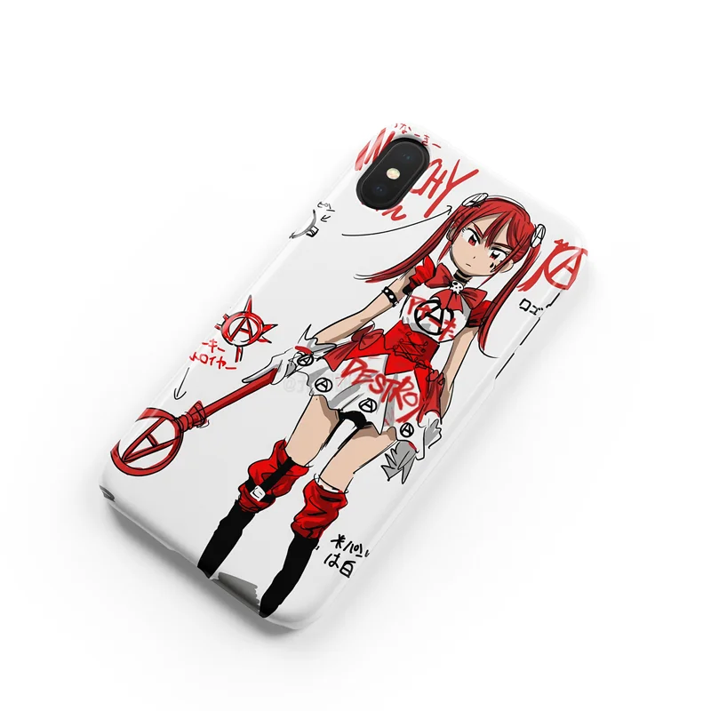 魔法少女デザインのiPhone用ソフトケース【適応機種：Xs/11/12/13/14/15/16・IMDシリコン】