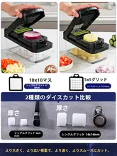 多機能野菜カッター【玉ねぎ・果物用・瞬時に均等な角切り】