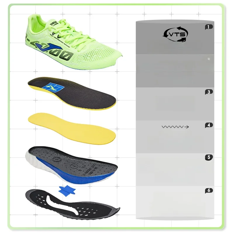 通気性メッシュのJOMA 5155XP2502：中距離ランニングに最適な軽量クッションシューズ