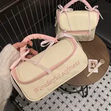 可愛いリボンデザインのDJI Pocket3用収納バッグ【斜め掛けタイプ・デジタルカメラ対応】