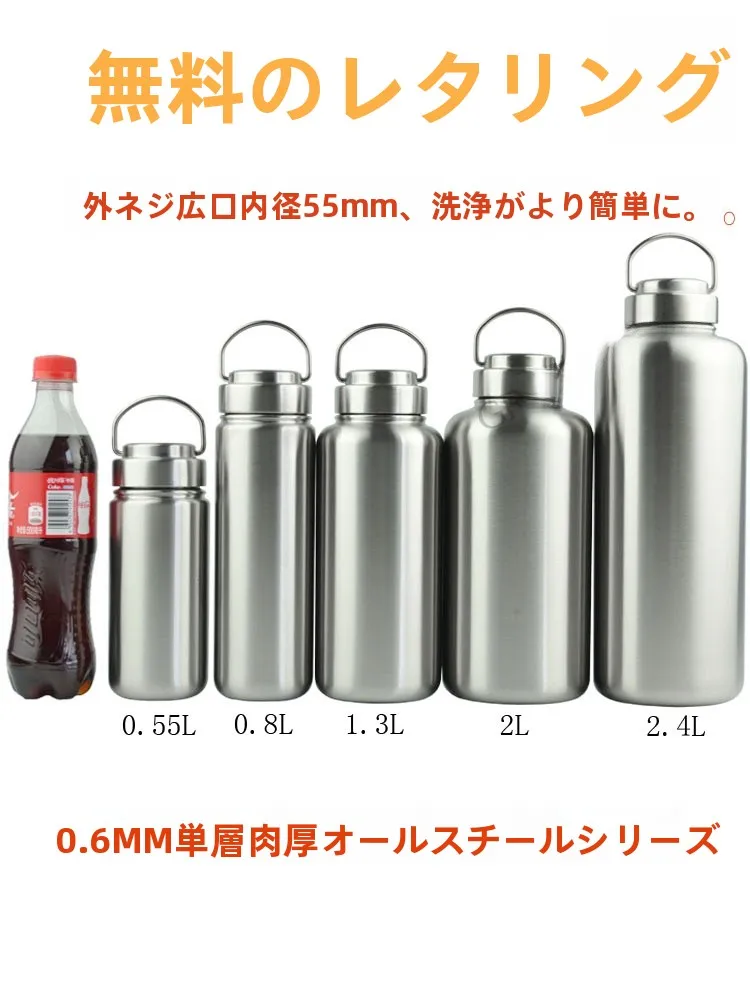 キャンプ道具を節約調達｜実際に使ってみた結果　1.6Lステンレス水筒の実用性徹底解説