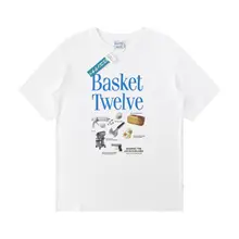 パン焼き用デザインの重厚感あるコットン製Tシャツ【ショートスリーブ・ユニセックス】