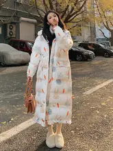 かわいいウサ耳付きダウンコート【冬用・中丈・女性向け・極上の柔らかさ】
