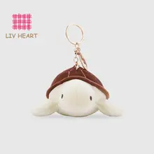 かわいい小亀のぬいぐるみキーリング【ぬいぐるみ・おもちゃ・ストラップ】