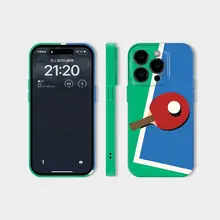 iPhone用 卓球テーマケース【軽やかで高級感あるデザイン・スタイリッシュ】