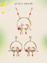 可愛い猫デザインのジュエリーアクセサリー【リング・ネックレス・ブレスレット・イヤリング・贈り物用】（セットアップ対応）