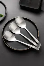 onlycook ステンレス製 多機能サービングスプーン＆フォーク【ホテル用・調理器具】