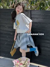 おしゃれな子供用夏服【不規則デザイン・二部式・フレンチスタイル】（セットアップ対応）