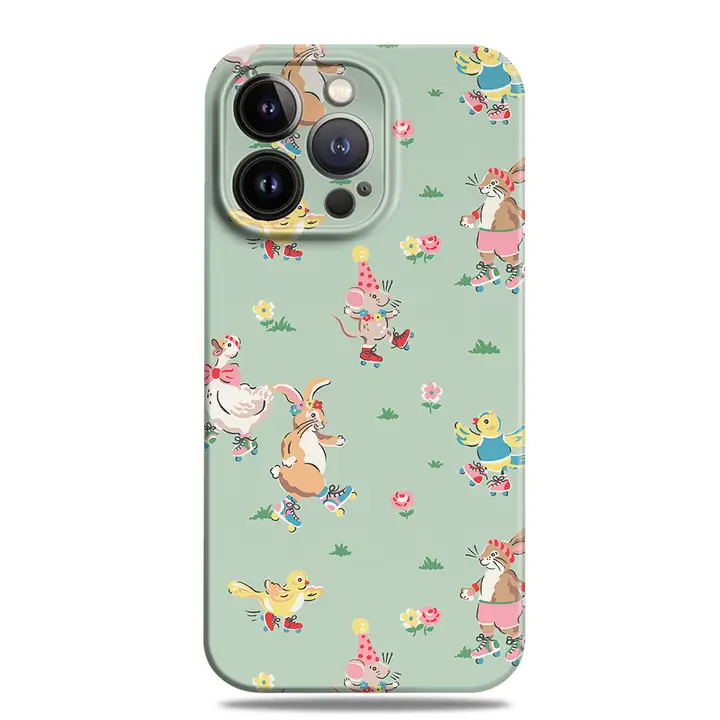 可愛い動物デザインのiPhoneケース【全包対応・パーティー向け】