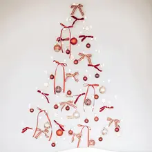 クリスマスツリー型照明【LED・飾りボール・星型・寝室や店舗の装飾用】