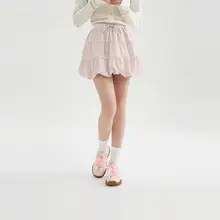 春季にぴったりの可愛いフリルスカート【ピンク・ハイウエスト・プチプラ】（セットアップ対応）