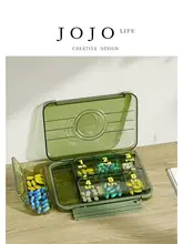 ピルケース 薬ケース 1週間用 曜日別 小分け 携帯用 コンパクト 「JOJO'S L. PD.」