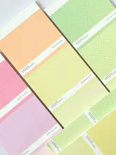 カラフルなリモートノート【環境に優しい紙・学生用・ポータブル・メモ帳】（セットアップ対応）