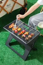 アウトドア用 折りたたみ式BBQグリル【ポータブル・X型デザイン】