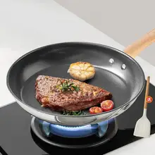 Supor 家用ステンレス製 フライパン【ノンストック・フッ素コーティング・卵焼き・ステーキ調理に最適】