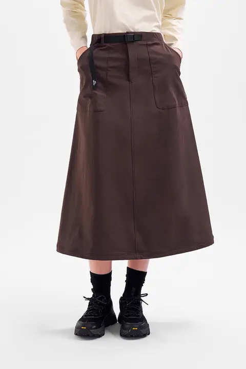 秋季新作 アウトドア用 ハイウエストスカート【CORDURA製・耐摩耗・大きなフレア】