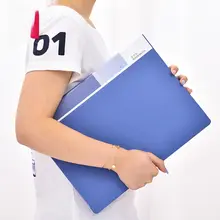 透明ポケット付きファイルフォルダー【A4用・学生やオフィス向け・収納ボックス付き】