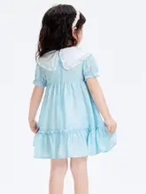 子供用夏ワンピース【可愛いパフスリーブ・プリンセススタイル・おしゃれデザイン】