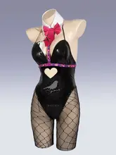 初音ミク風 コスプレ衣装 ウサギデザイン連体衣
