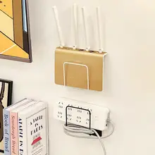 壁掛けWi-Fiルーターラック【穴あけ不要・テレビボックス用収納 】