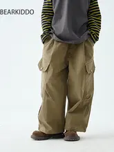 男の子用 春季工事作業パンツ【柔らかい・ストレートシルエット・カジュアル】