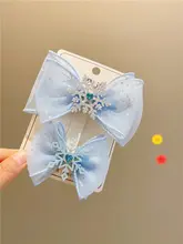 ヘアアクセサリー キッズ ガールズ 蝶結び スノーフレーク ヘアクリップ ヘアゴム プリンセス