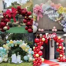 海洋テーマのバルーンアーチ【ブルー・学校・幼稚園・誕生日・開店祝い用装飾】