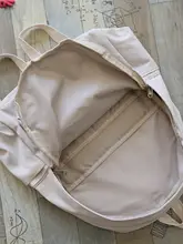 シンプルデザインのポリエステル混合リュックサック【女性用・通学・旅行・軽量】