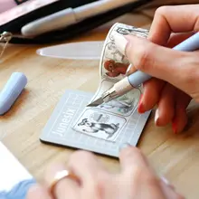 デザインナイフ 替え刃 手帳 マスキングテープ 消しゴムハンコ 彫刻 DIY クラフト 文具