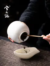 兮元記 陶磁器製茶道具セット【茶さじ・茶葉置き・2点セット】