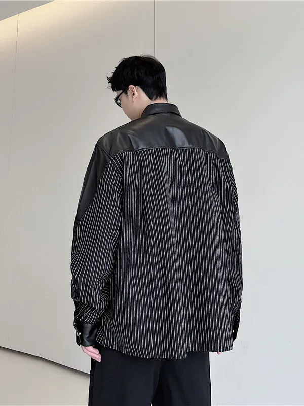 暗黒風のストライプシャツで通勤スタイルを一気にシンプルにできる？