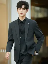 フォーマル男性用スーツジャケット【結婚式 やパーティに最適・スリムフィット・カジュアルスタイル】（セットアップ対応）