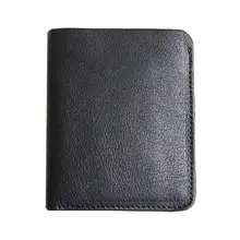 ミニ財布 二つ折り 縦型 メンズ 本革 牛革 薄型 スリム ハンドメイド 手縫い 柔らかい 学生向け