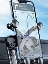 重力式全自動車載スマホホルダー【風口を遮らない・静音設計・汎用型】