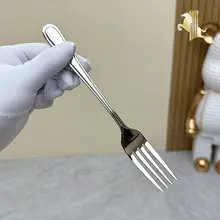 ステンレス製ロングハンドルフォーク【ステーキ・パスタ・サラダ・デザート用】