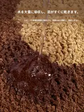 アンティーク風バスルームマット【吸水性・滑り止め・トイレ用・洗面所用】