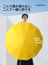 72本骨の全自動サンシェード傘【晴雨兼用・UVカット・大サイズ・折りたたみ式】