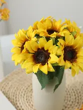 可愛い雛菊の造花ブーケ【インテリア装飾・リビング・ダイニング・寝室用】